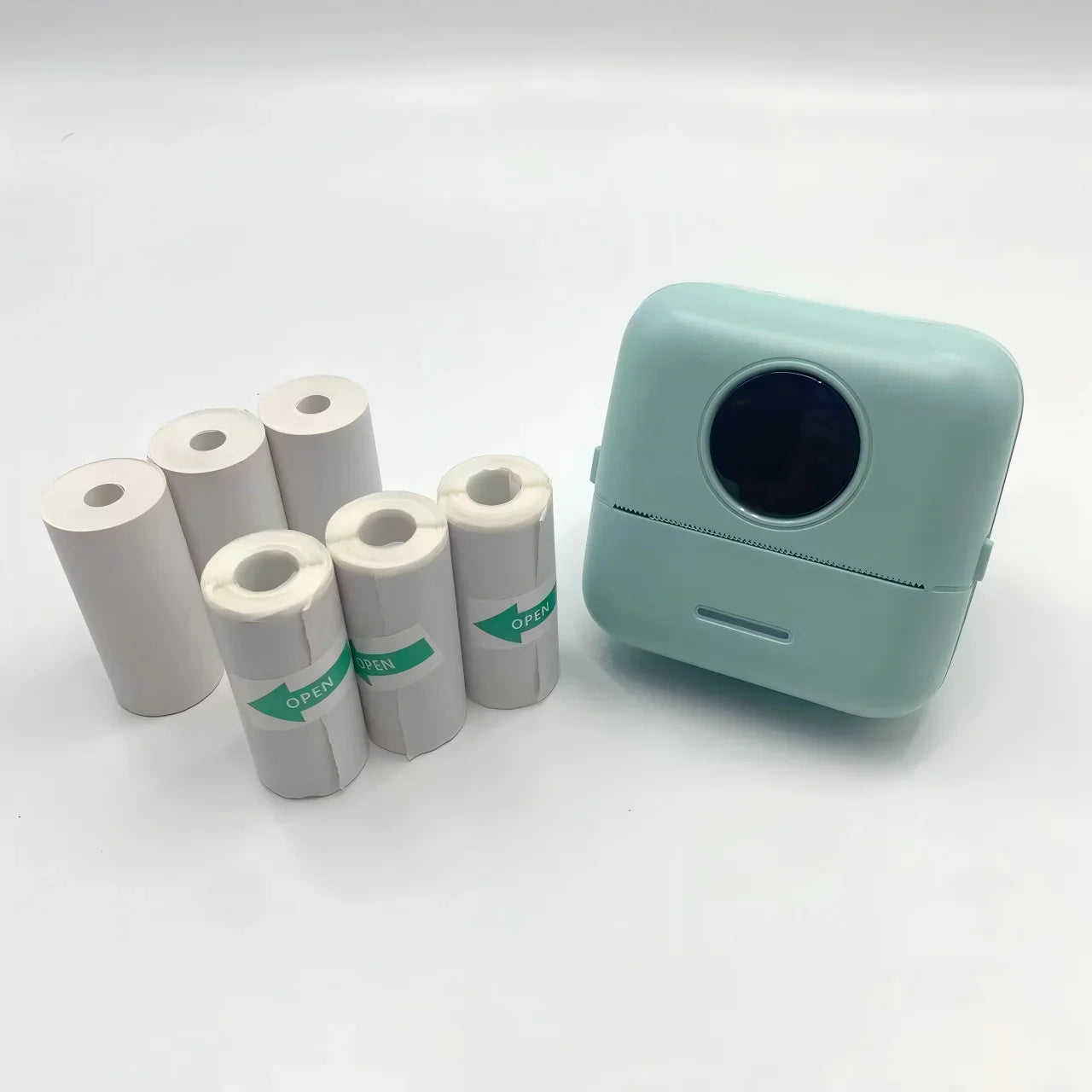 Mini Portable Printer, HD Inkless Label Printing, 203dpi High Resolution for Photos, Text, Labels, To-Do Lists, Sticky Notes