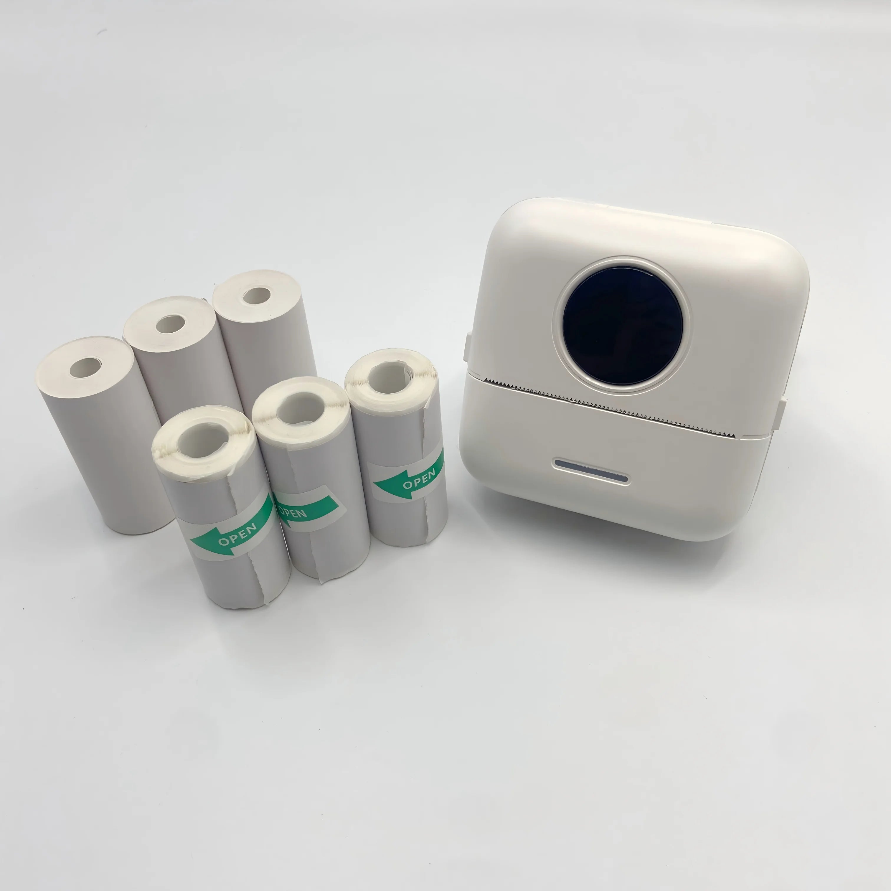 Mini Portable Printer, HD Inkless Label Printing, 203dpi High Resolution for Photos, Text, Labels, To-Do Lists, Sticky Notes