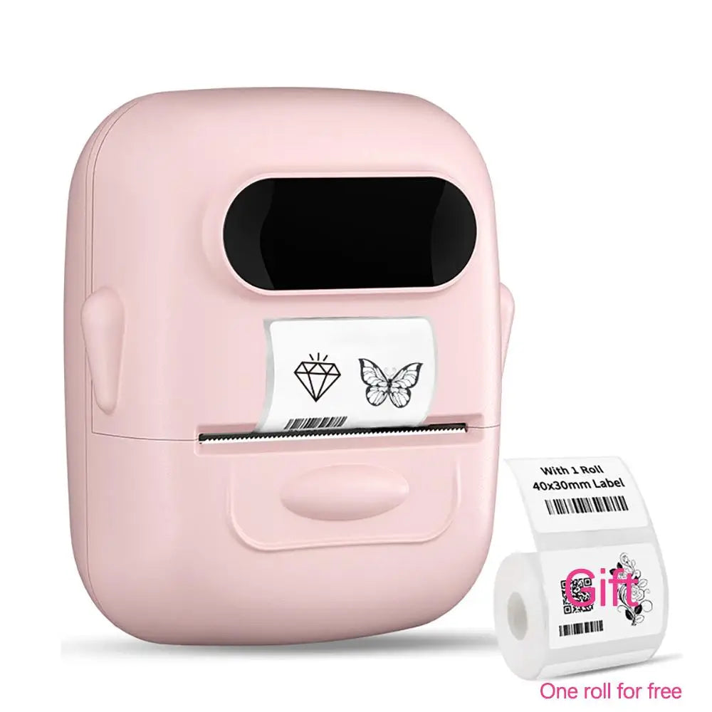 Mini Thermal Label Printer P50 12-57mm Portable Tag Printer Inkless Wireless Labeling Machine Pocket Adheisve Sticker Printer