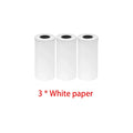 Mini Printer Paper Self-adhesive Thermal Papers HD Color Label Printers Wireless Label printer Inkless Printing Universal 57mm